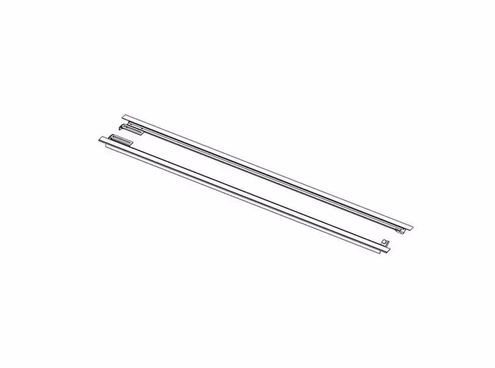 BAK Industries Rail Assembly Set Model 0 - Durable Truck Bed Rail System