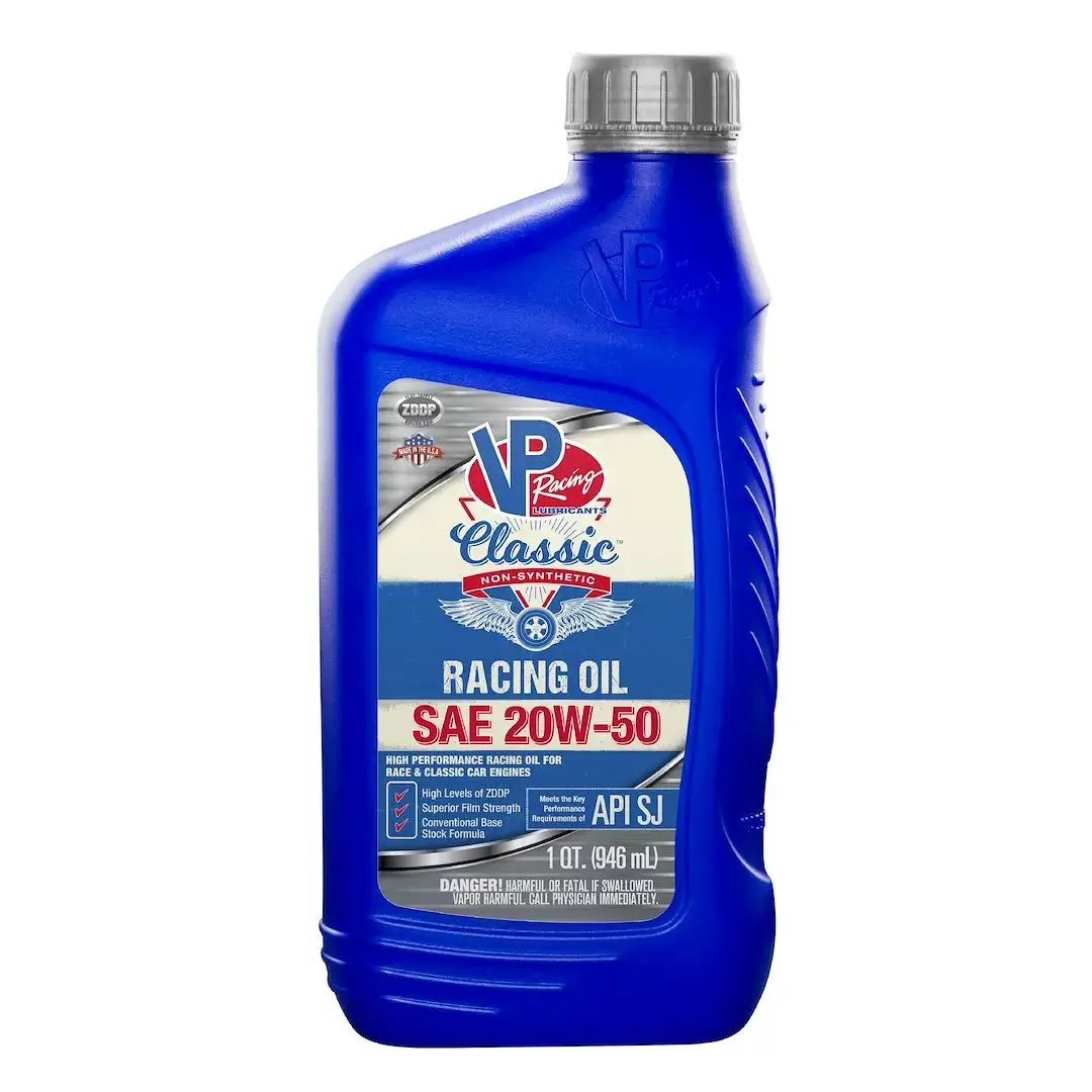 VP Fuel Classic SAE 20W50 Non-Synthetic Race Oil - Part Number 2691 by VP FUEL