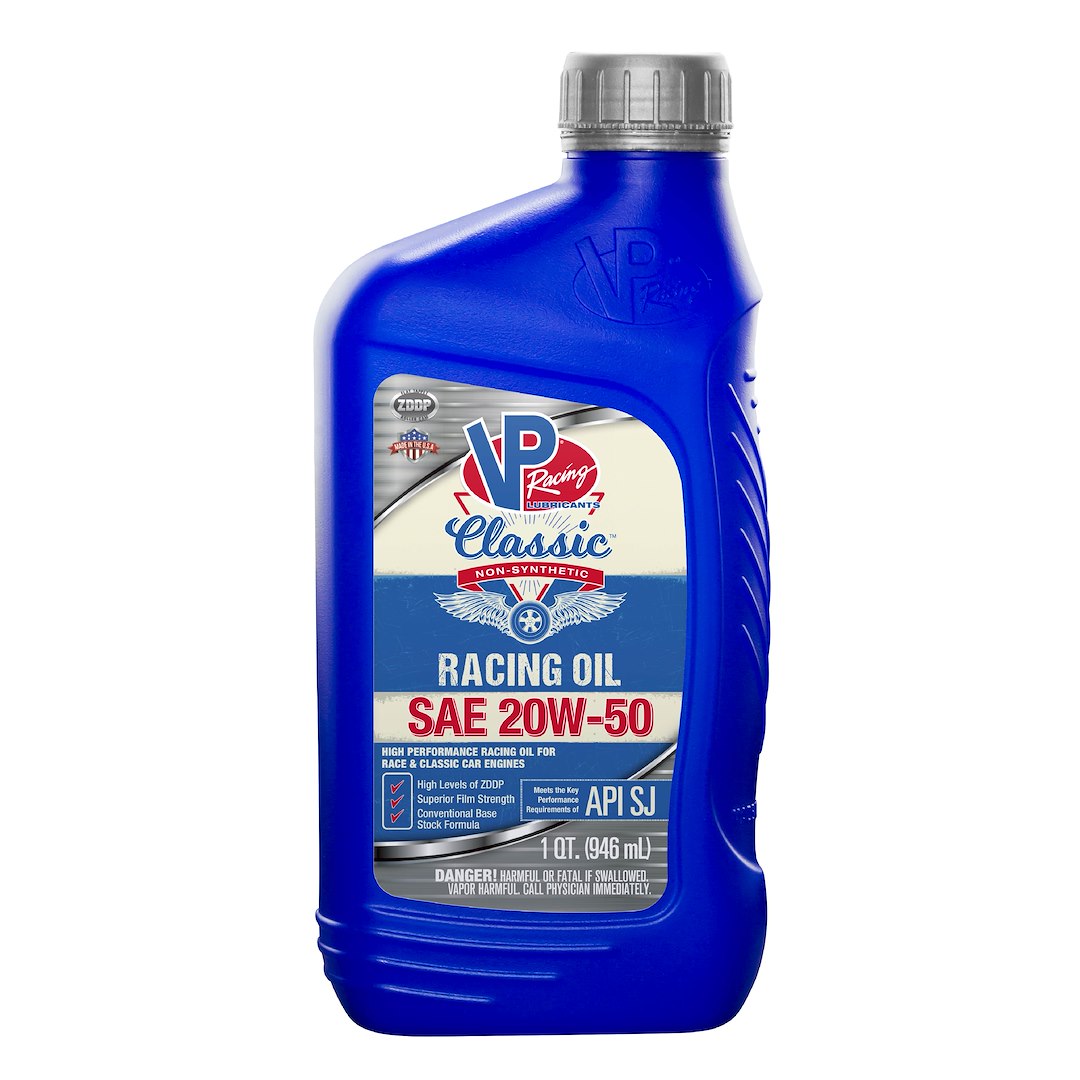 VP Fuel Classic SAE 20W50 Non-Synthetic Race Oil - Part Number 2691