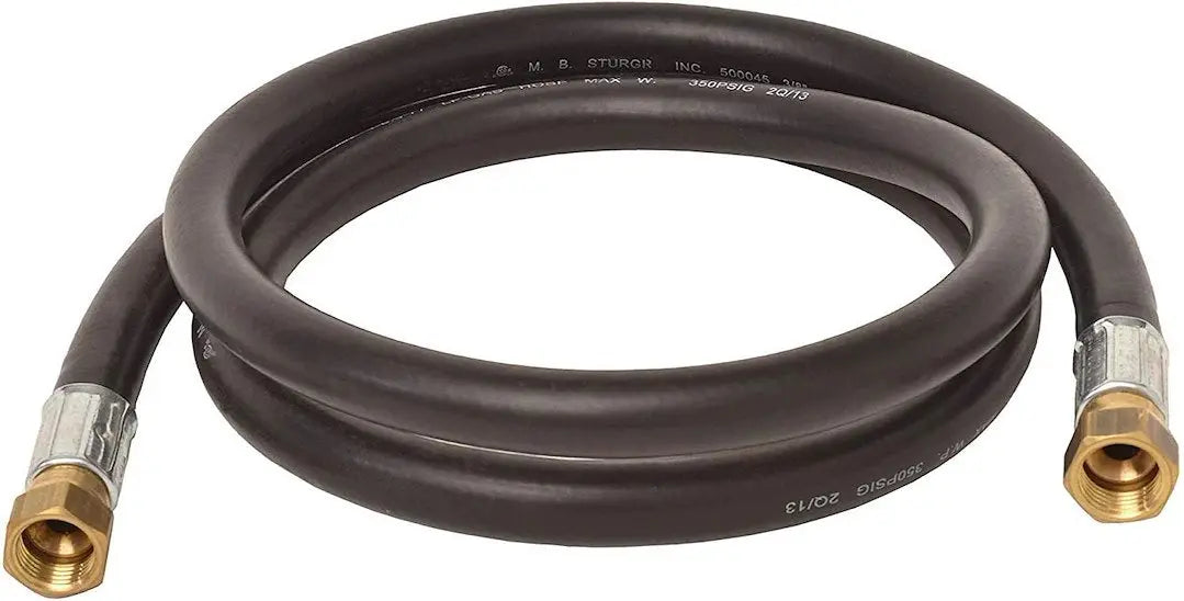 Flame King 60' Slide Out Hose - Heavy-Duty Gas Hose for Safe and Reliable Fuel Transfer