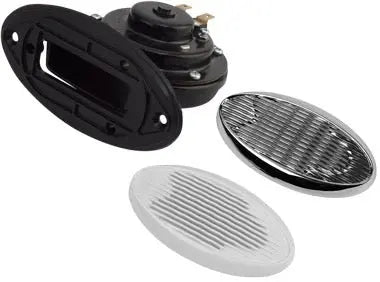 Sea Dog Flush Mount Mini Compact Horn Model 4312101 for Marine and RV Use