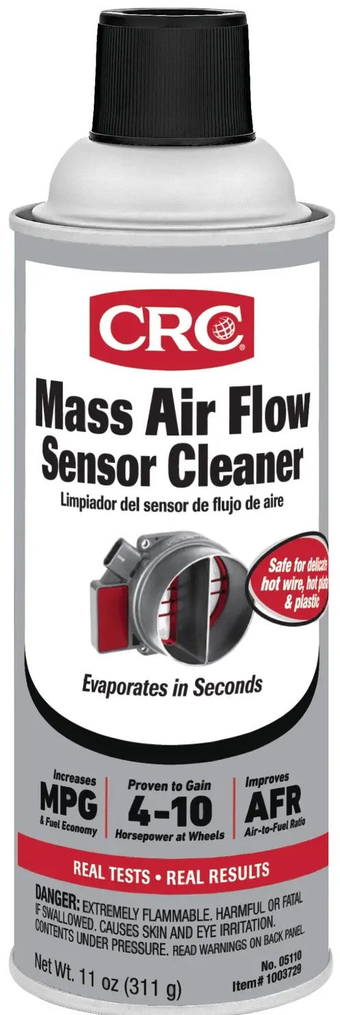 CRC Air Flow Cleaner 11 oz - High-Performance Cleaning for Automotive and Industrial Use