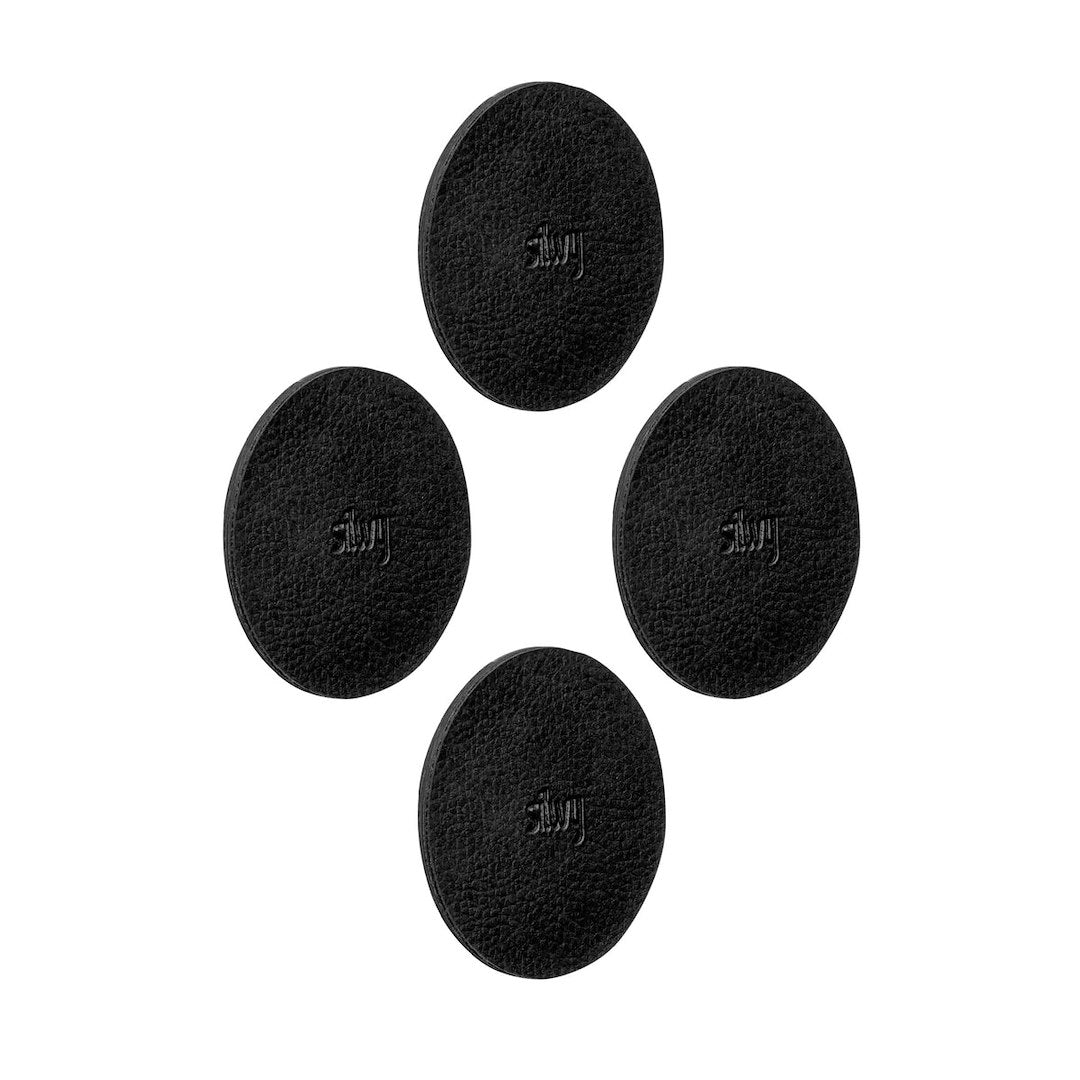 SILWY MAGNET U00003GA4 Metal Nano Gel Pads, 6.5 cm Black