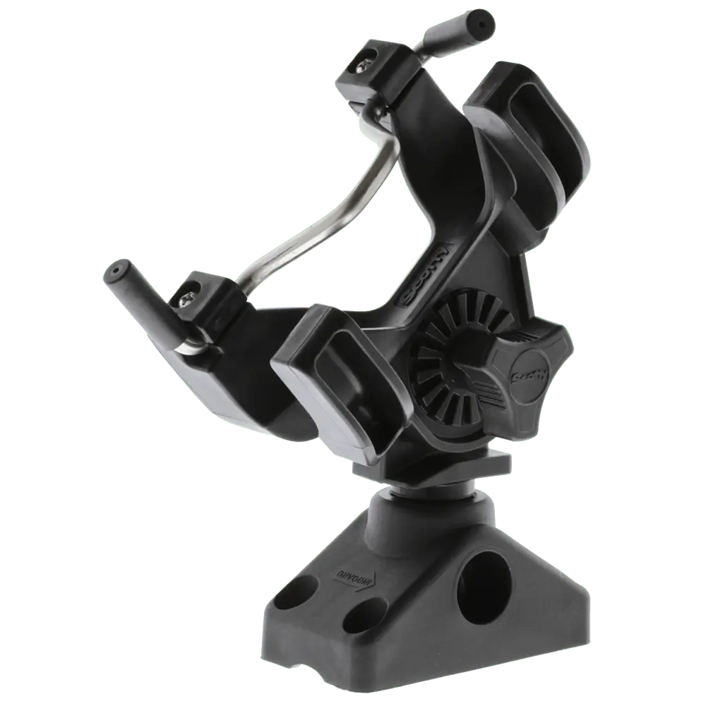Scotty Inc. R-5 Universal Rod Holder in Black with Clamp