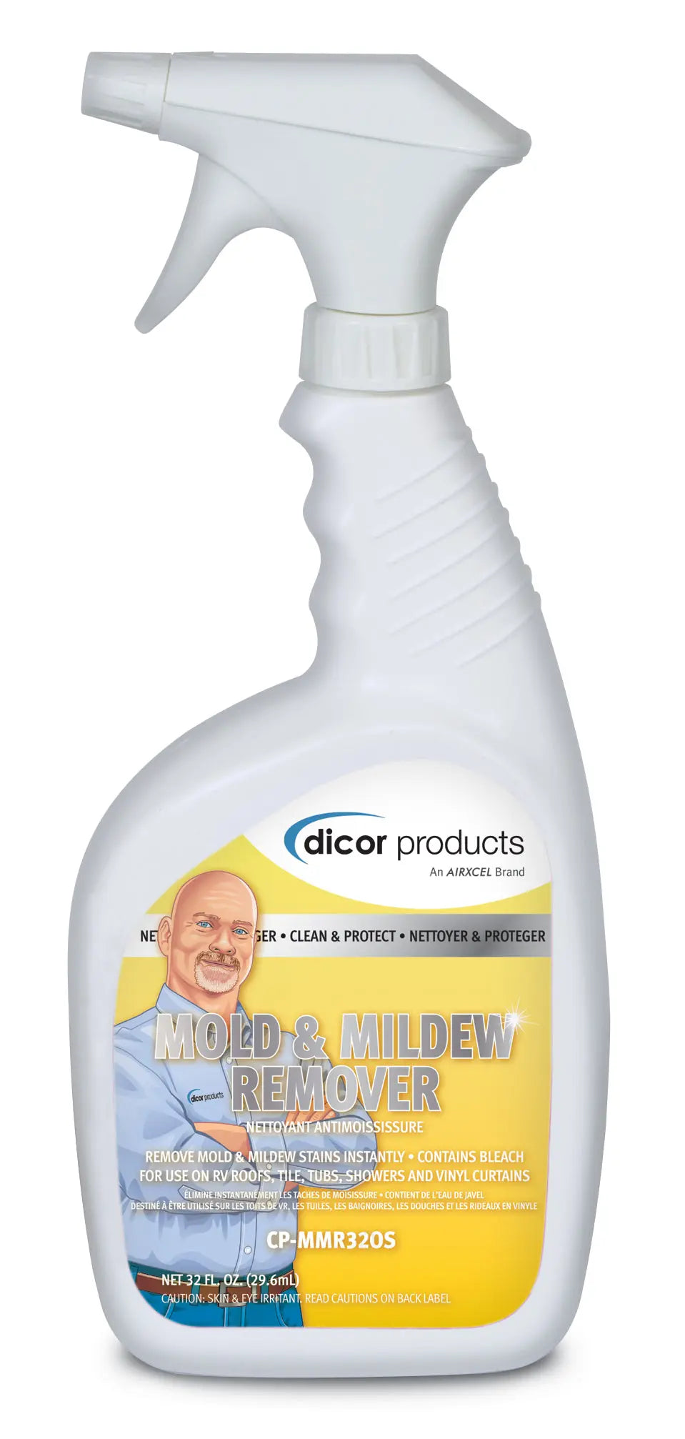 DICOR CORP Mold & Mildew Remover 32 oz Spray - Effective Cleaning Solution