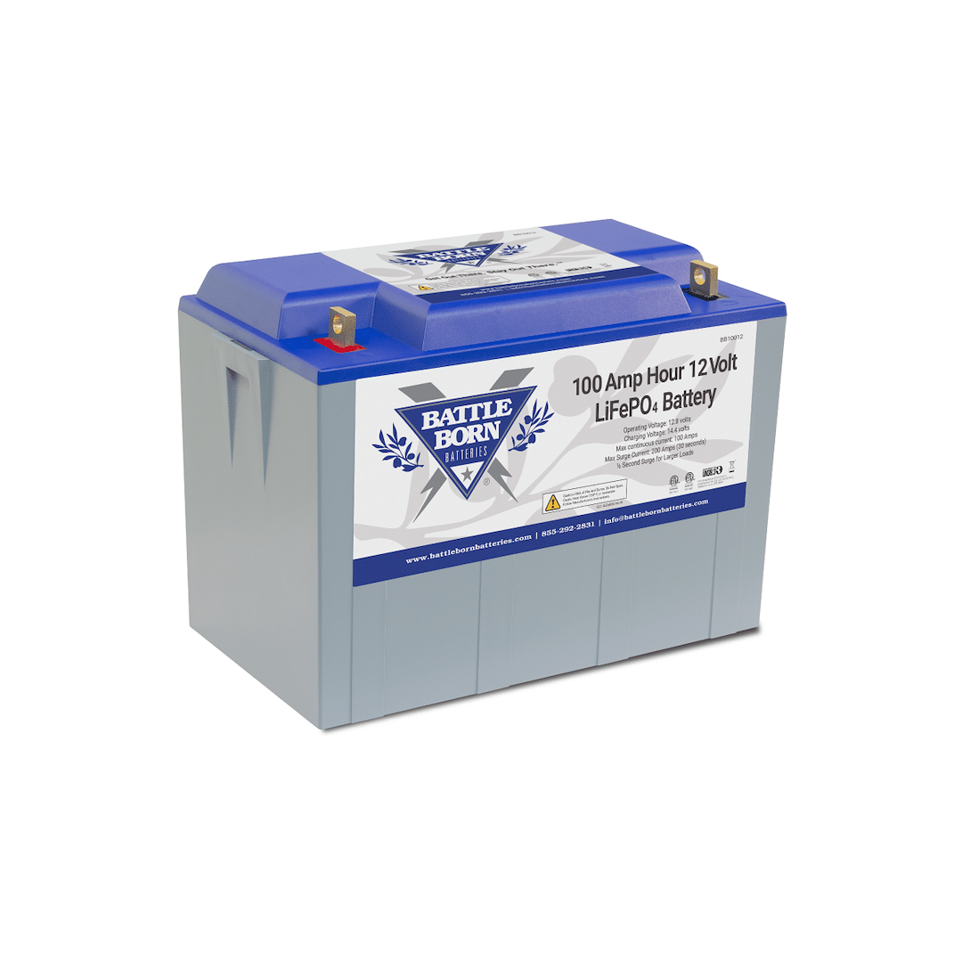 Battle Born BB10012 100Ah 12V Lithium Iron Phosphate Deep Cycle Battery