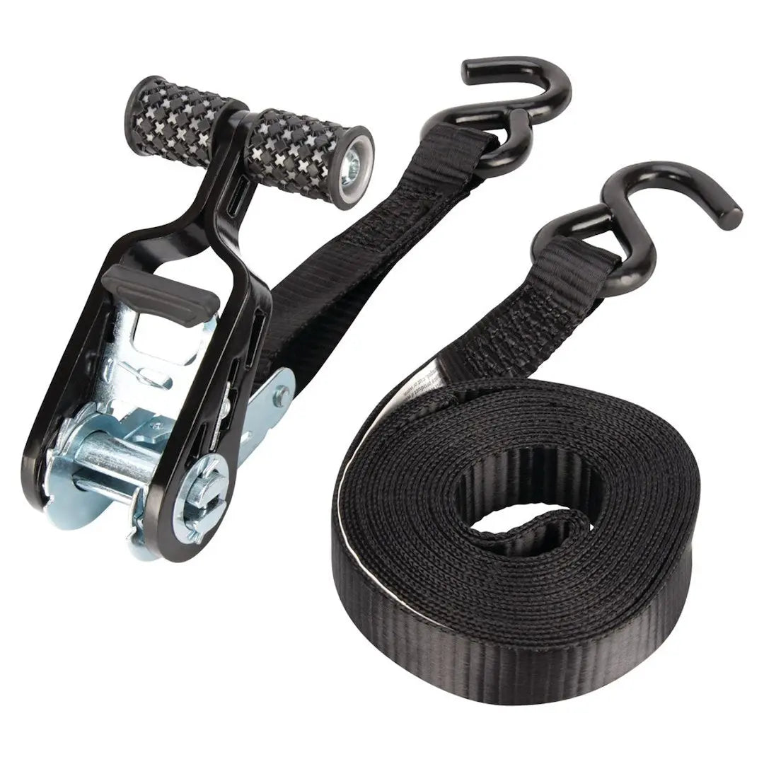 Perform Tool W1873 4-Pack 1 Inch x 15 Foot Tie Down Straps for Secure Cargo Transportation