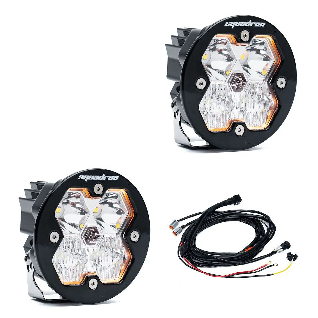 Baja Designs Squadron-R 2.0 Sport LED Dually Pair - High-Performance Off-Road Lighting