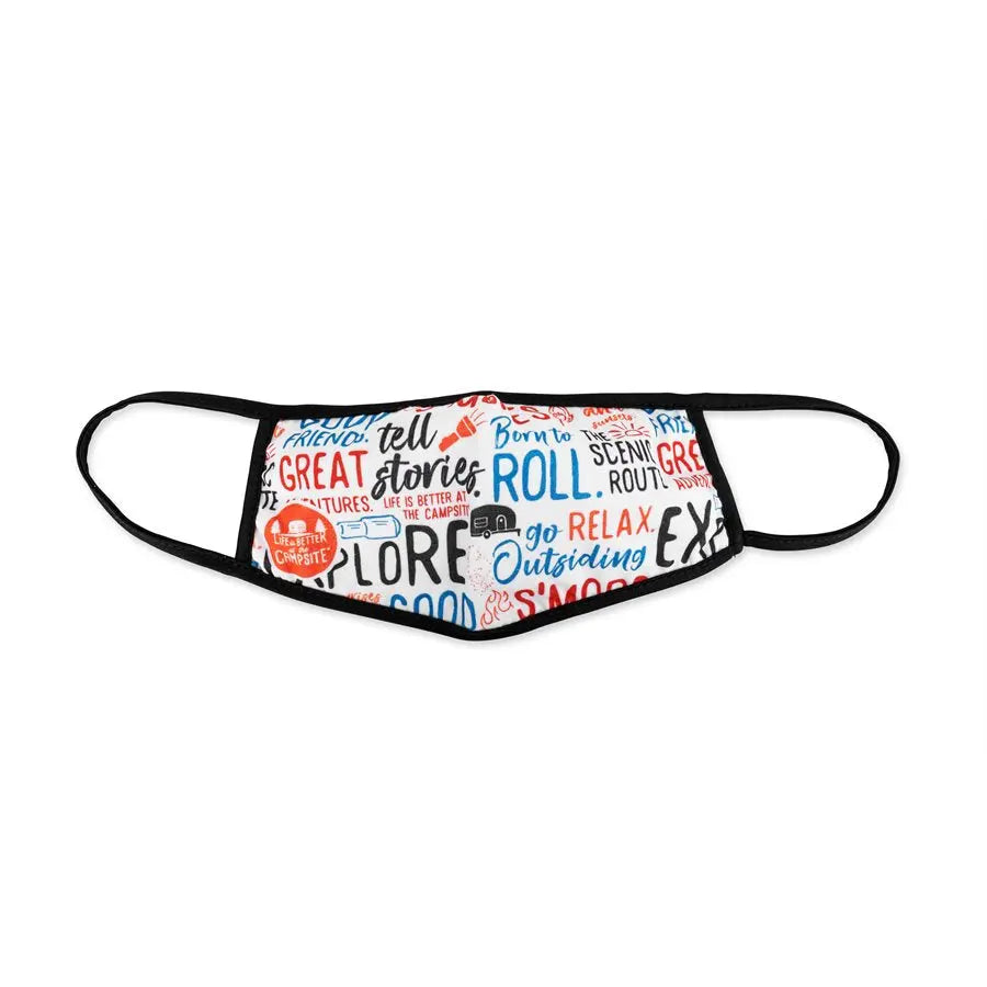 Camco Libatc Face Mask Graffiti - Protective Face Covering for Outdoor Activities