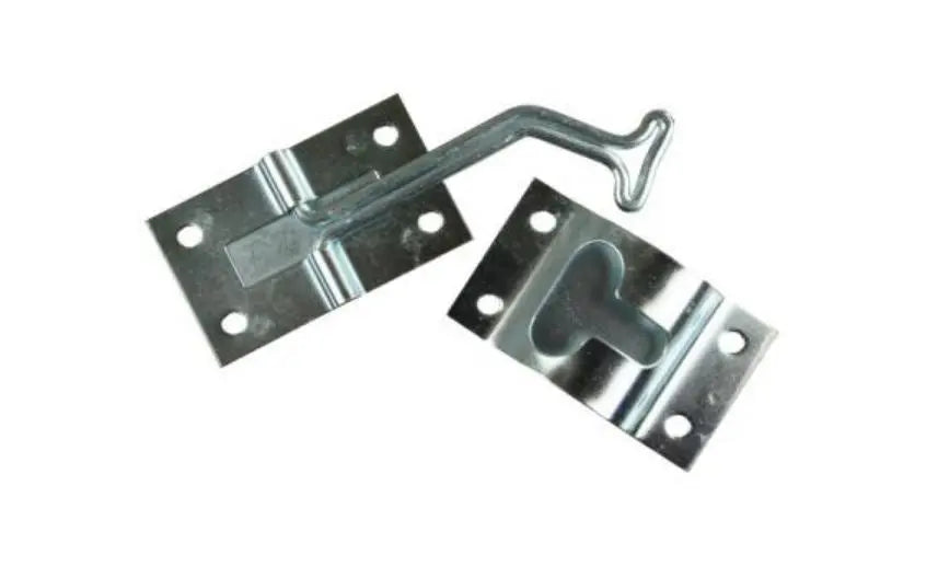 JR Products 11755 Zinc T-Style Door Holder for RVs and Trailers