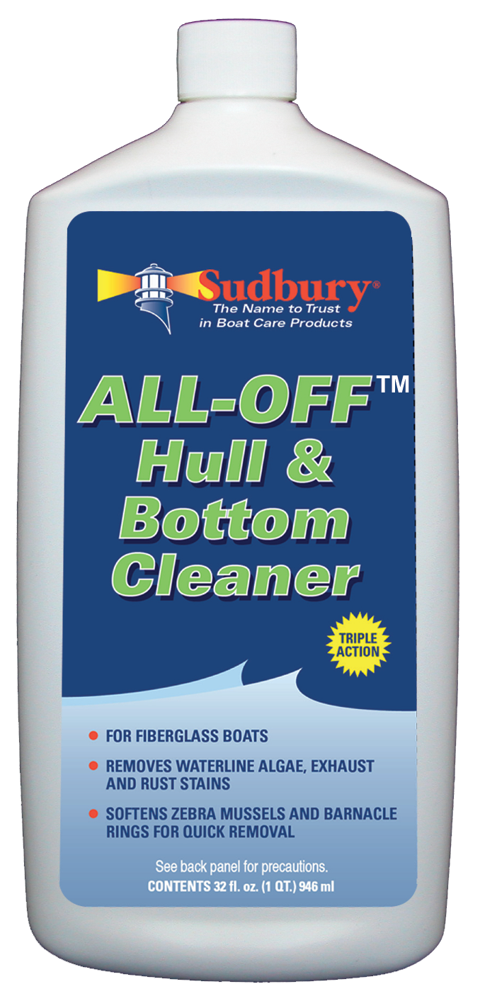 Sudbury All-Off Hull and Bottom Cleaner 32 oz - Effective Marine Surface Cleaner