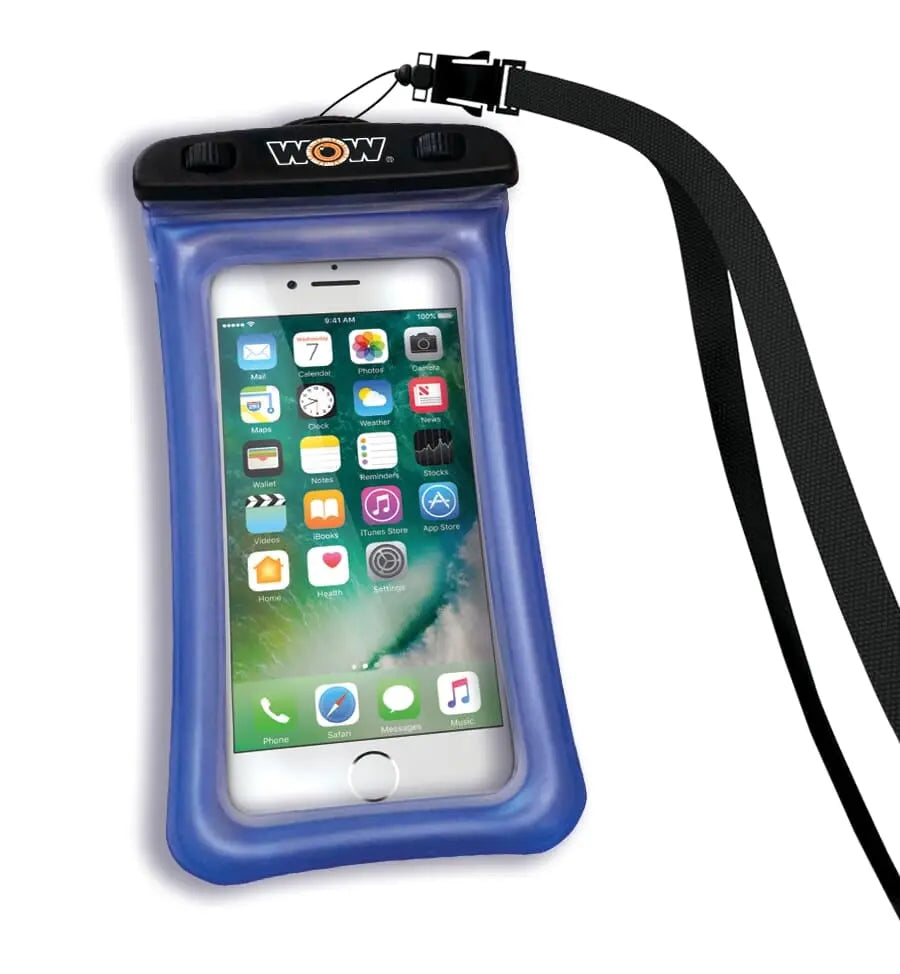 WOW SPORTS H2O Proof Smart Phone Holder 5' x 8' Black
