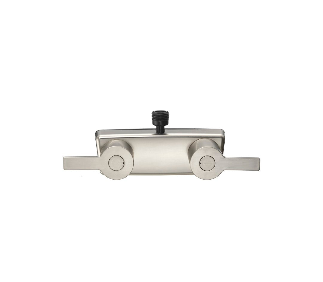 DURA FAUCET DFSA100MSN Modern RV Shower Faucet - Brushed Stainless Steel