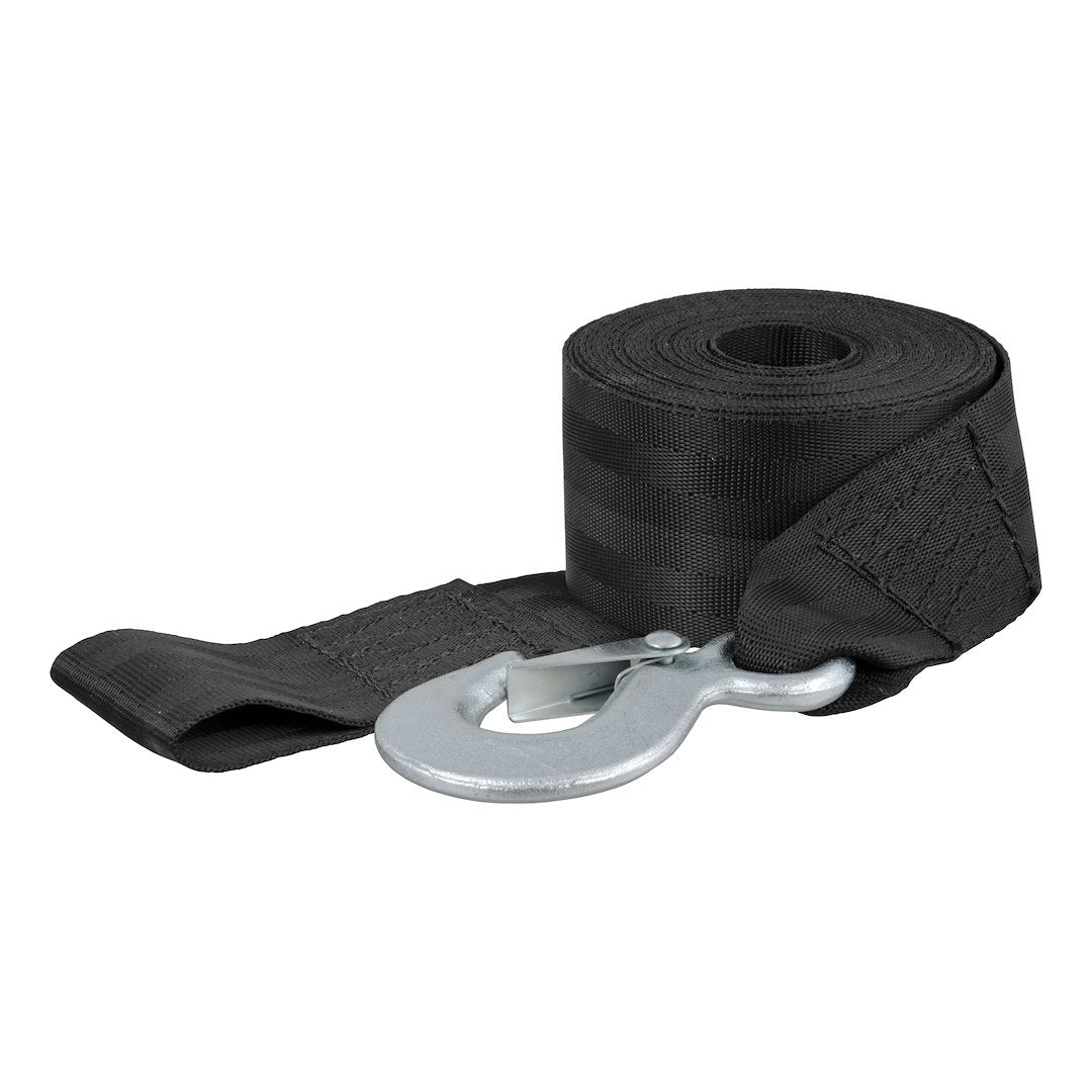 CURT MFG Winch Strap Part Number 29452 – Heavy-Duty Tie-Down for Secure Cargo