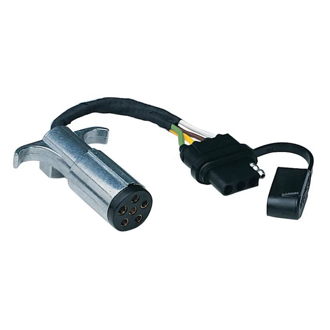 Husky Towing 13168 6-Round to 4-Flat Trailer Adapter
