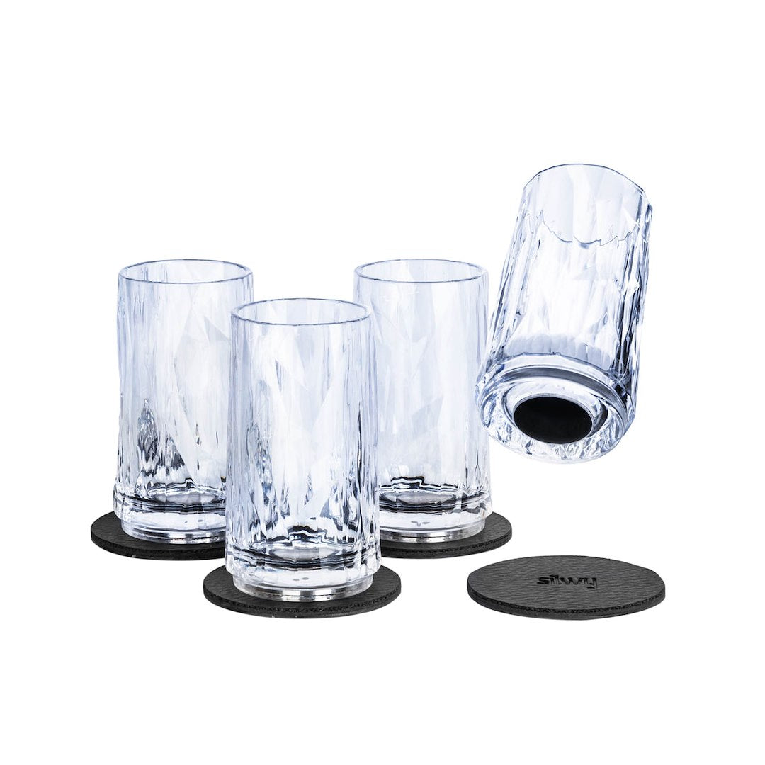 SILWY MAGNET KOSHC4 Magnetic Plastic Glasses Shot - Compact and Durable Drinking Accessory