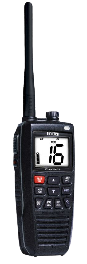 UNIDEN AMERI Atlantis 275 VHF Handheld Radio - 6 Watt Power