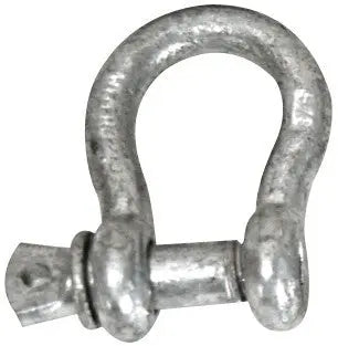 Whitecap Industries Galvanized Anchor Shackle 1/2 Inch – Durable Marine Hardware