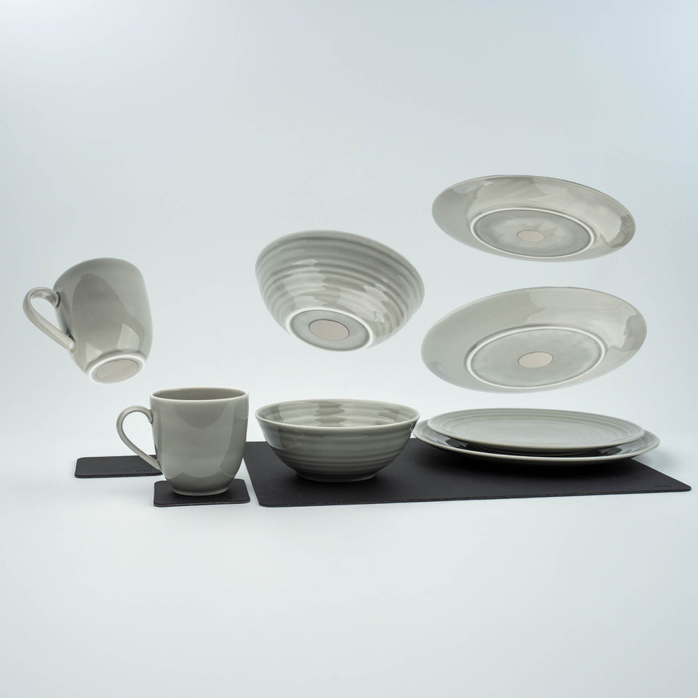 SILWY MAGNET Porcelain Tableware Set Ash, Model POVSG