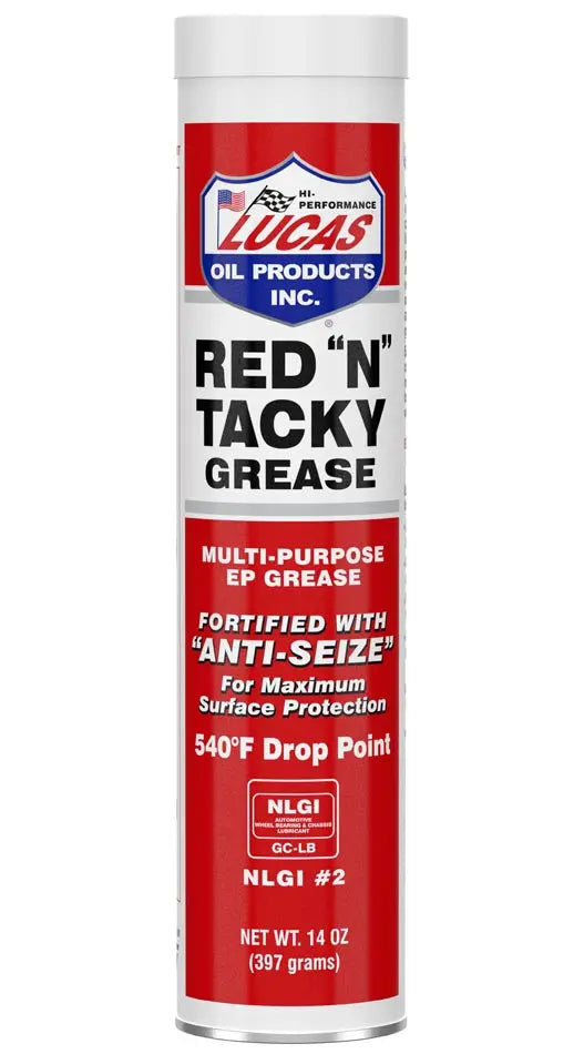 Lucas Oil Red 'N' Tacky Grease - 30 Pack, Part Number 1000530