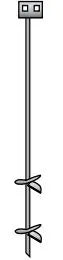 TIE DOWN 30' Mobile Home Anchor - Heavy-Duty Tie-Down Solution for Mobile Homes