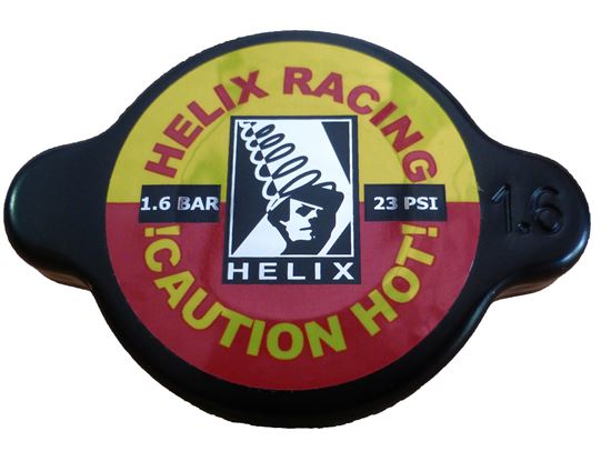 HELIX RACING 2121601 Black Radiator Cap with 1.6 Bar Pressure