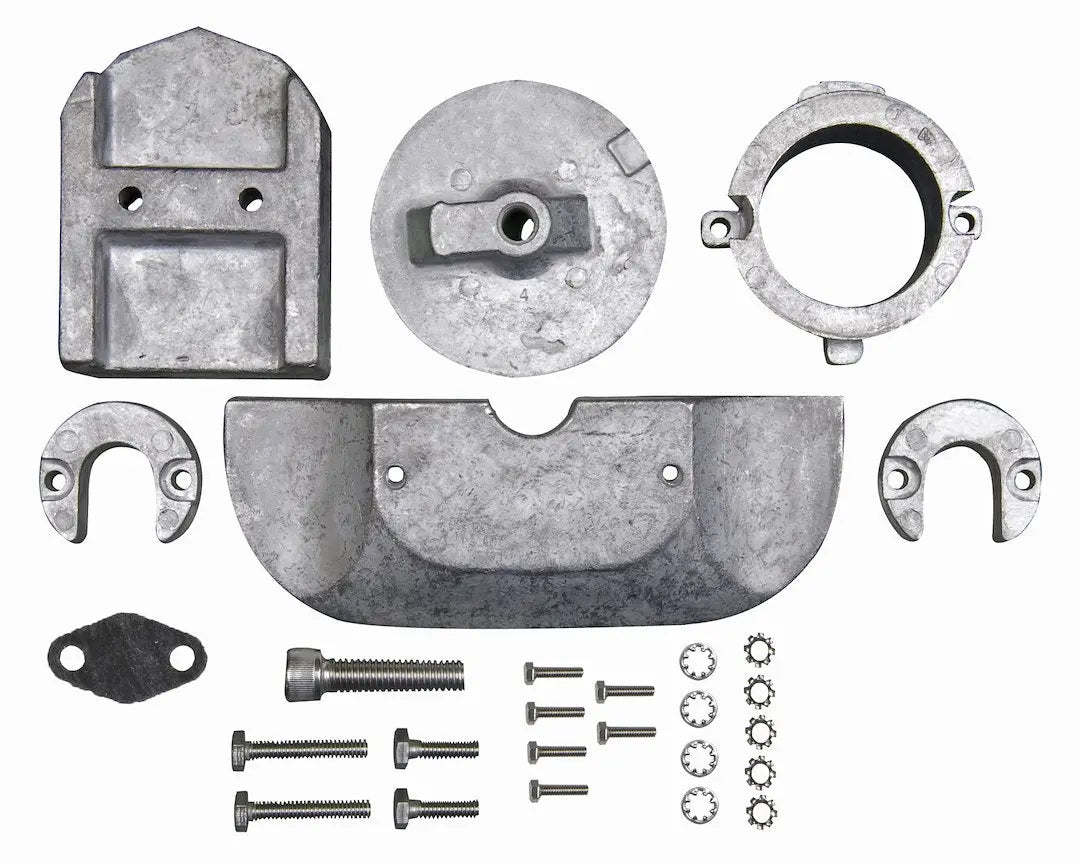 SIERRAMARINE Aluminum Anode Kit (Part #186158A) for Marine Corrosion Protection