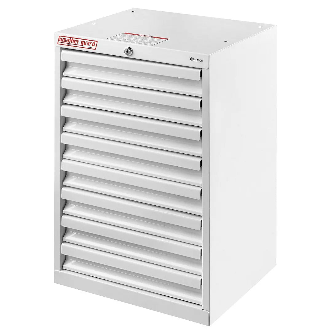 Weather Guard 9928302 8-Drawer Tall Cabinet for Heavy-Duty Storage