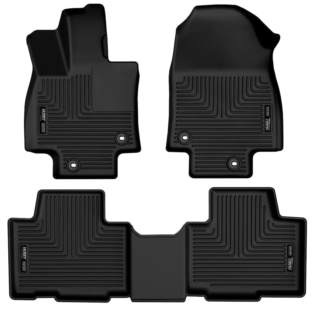 HuskyLiner WB Front & Second Seat Floor Liner for Toyota Grand Highlander and Lexus TX350 (Part #99351)