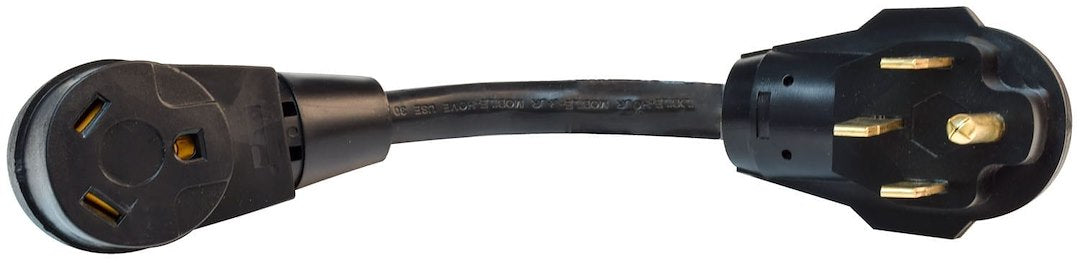 Valterra LLC A105030FBK 12-foot Black Adapter - Durable Bulk Cable for RV and Marine Applications