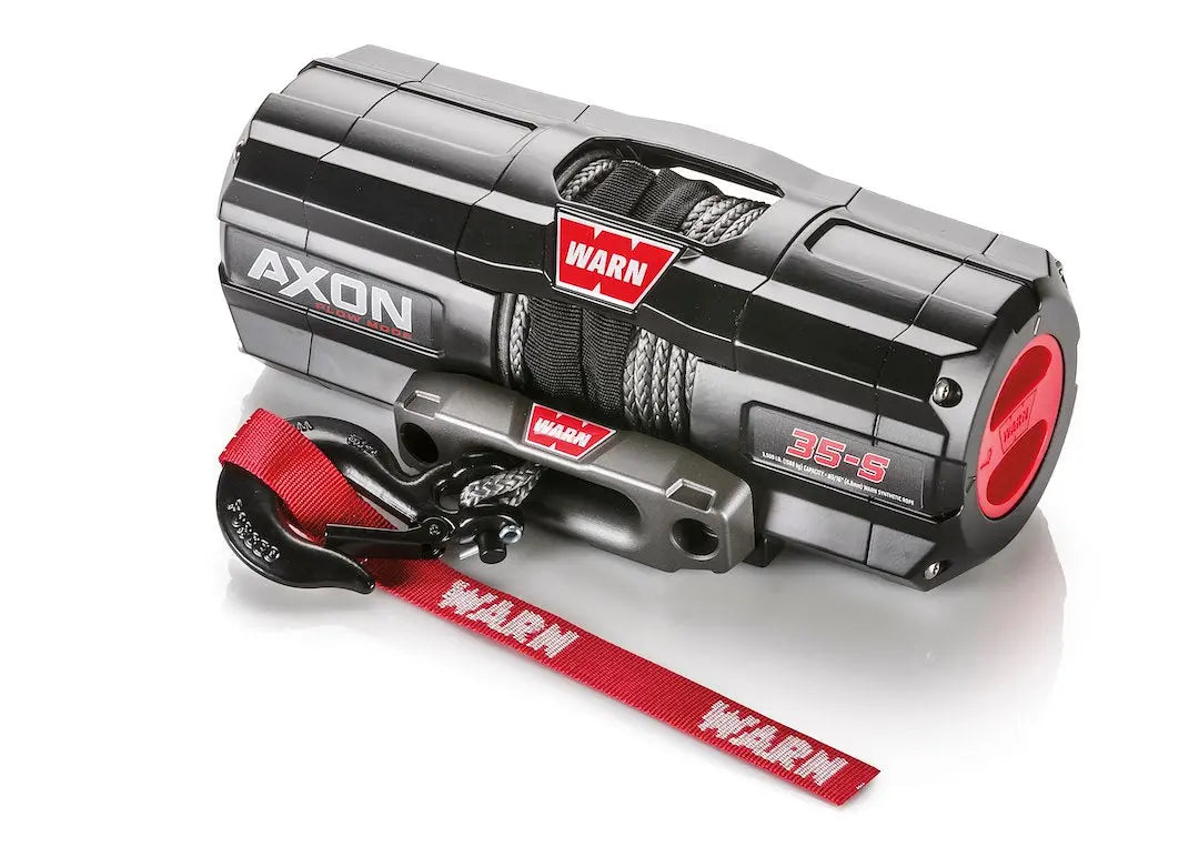 WARN IND. Axon 35-S Winch - Reliable Off-Road Recovery Tool