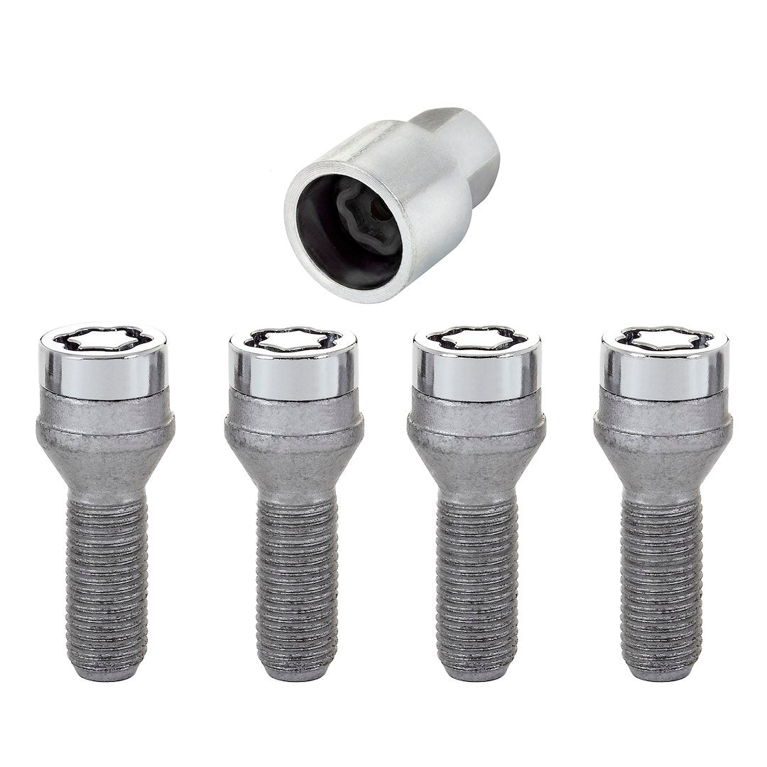 MCGARD 4 Pack Wheel Lock Set 14x1.5 for Enhanced Tire Security