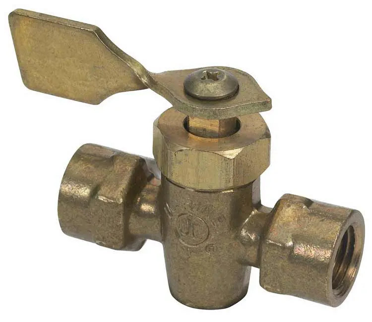 Moeller 1/4 inch FNPT Male/Female Brass Shut-Off Valve (Part No. 03330010)