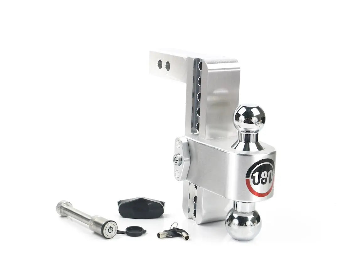 Weigh Safe Turnover Ball 8' Drop Hitch with 2-Inch Receiver by WEIGH SAFE (Part No. CTB82KA)