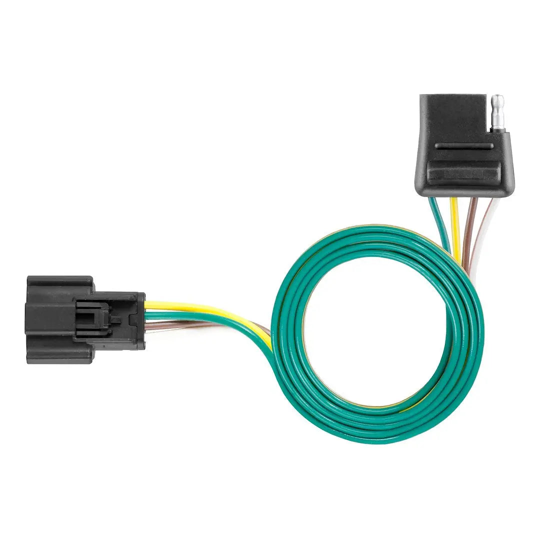 CURT Manufacturing 56427 4-Way Flat Custom Wiring Connector for Trailer Lights