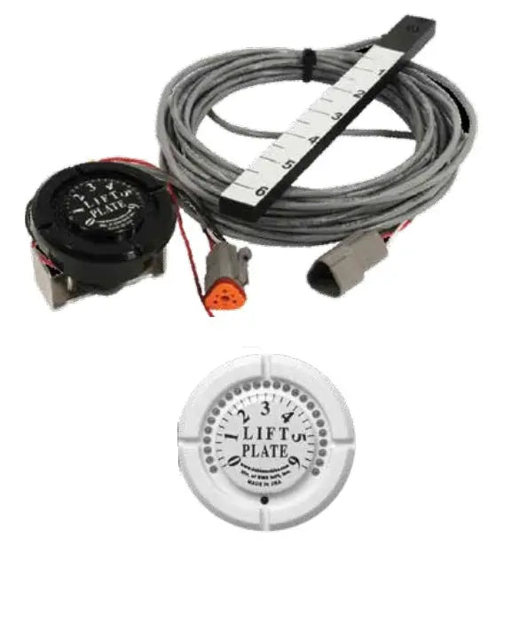 BOBS MACHINE LED Gauge - White 4' Standard Plate, Part Number 110310000