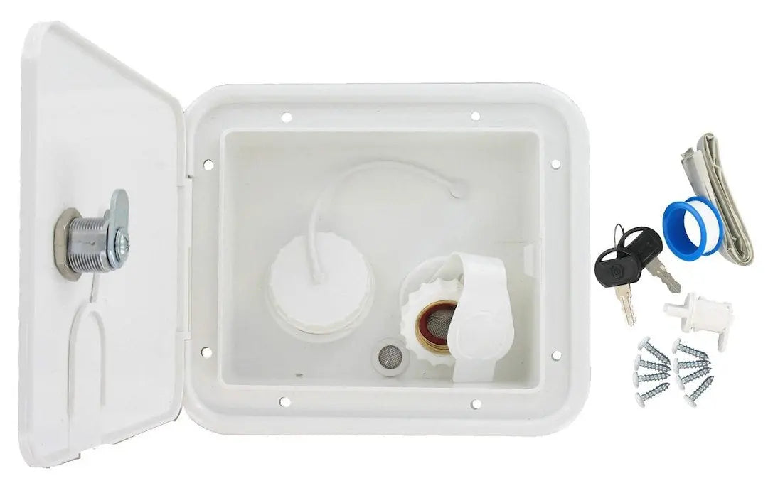 Valterra LLC Gravity Water Hatch White A012000VP for RV and Marine Applications