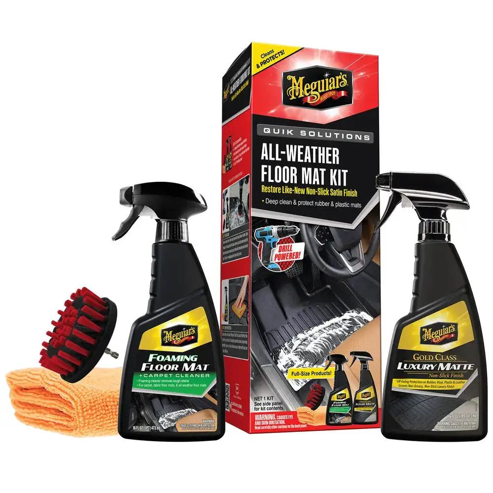 Meguiar's Wax G55267 Quik Solutions All Weather Mat Care for Vehicle Protection and Maintenance by MEGUIARS WAX