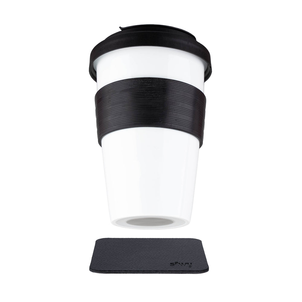 Silwy Magnet Porcelain To-Go Cup Black - Part S03814031B