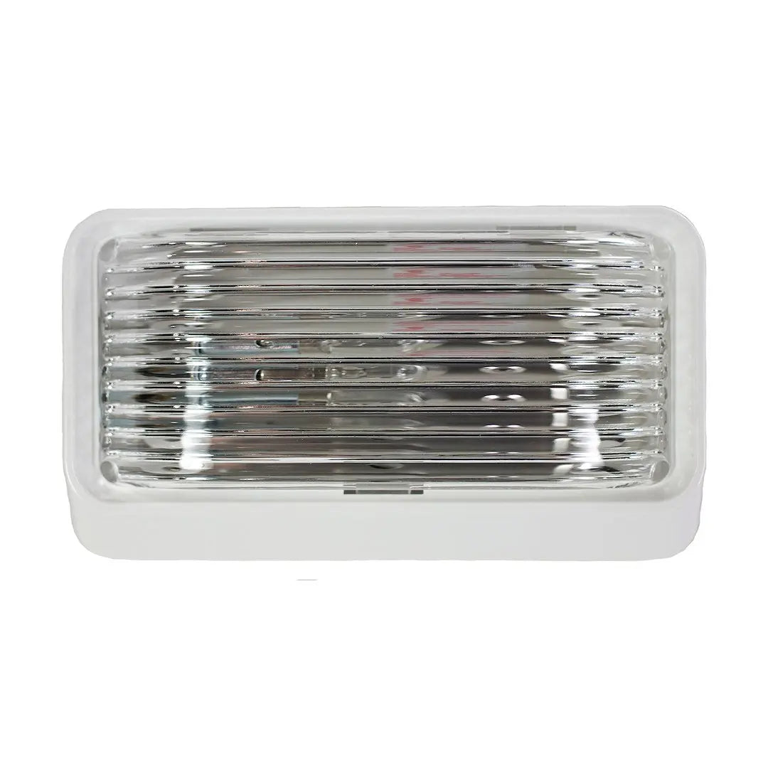 ARCON LED Porch Light with Black and White Finish and Clear Lens – Part Number 20672