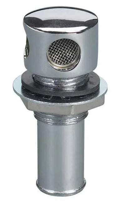 Moeller Chrome Plate Brass 5/8 Inch Vent - Durable and Corrosion-Resistant