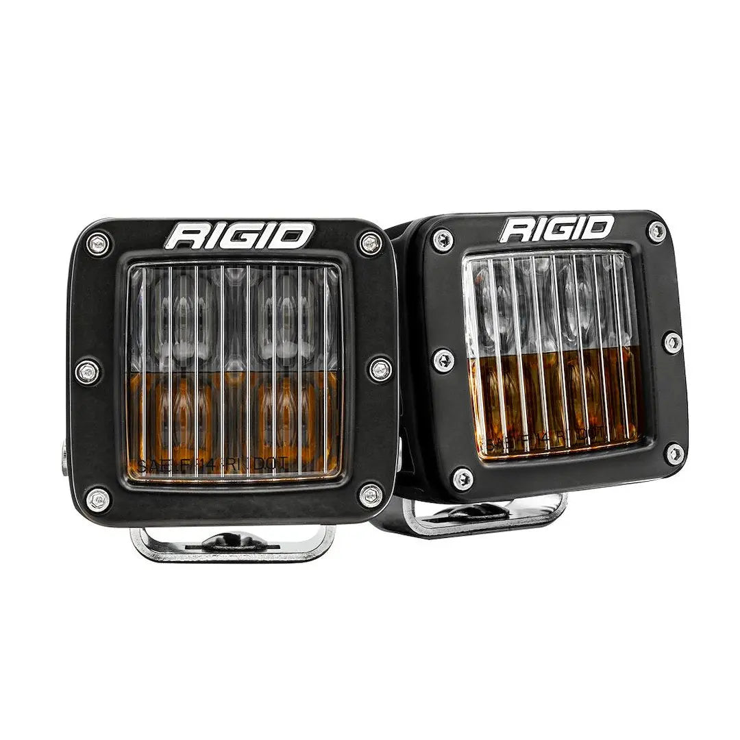 Rigid Industries D-Series SAE Fog Light Pair - Amber and White