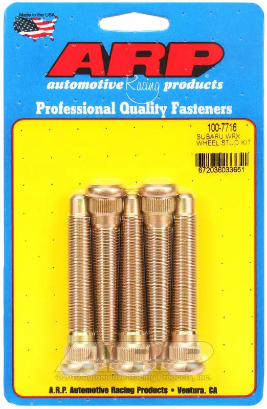 ARP Subaru Wheel Stud Kit - Part Number 1007716