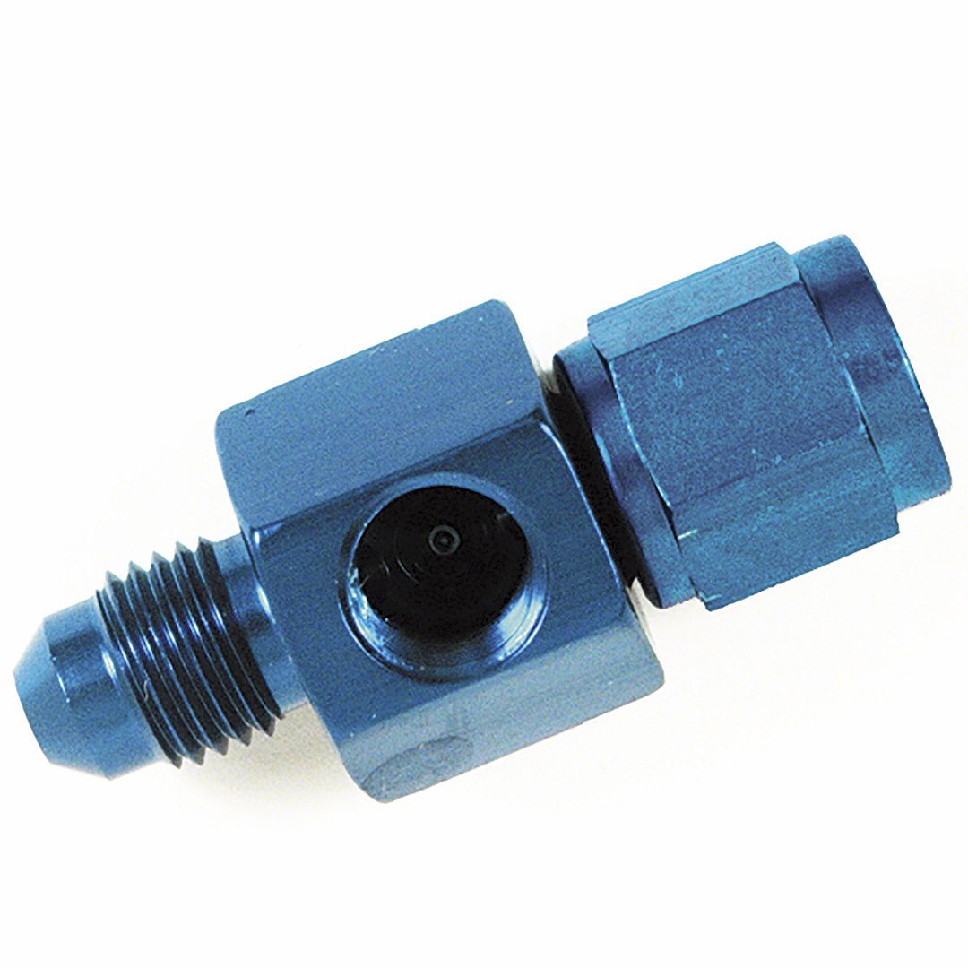 SpeedFX -4AN with 1/8 NPTF Port Pressure Gauge Fitting (Part Number 560441BK)