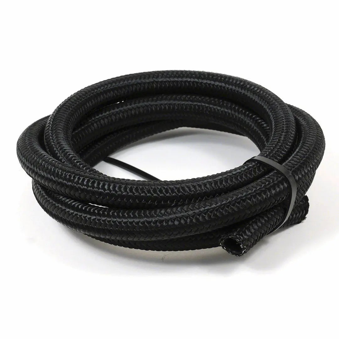 SpeedFX Black Nylon SS Brake Hose -8AN x 6' (Part #5350806)