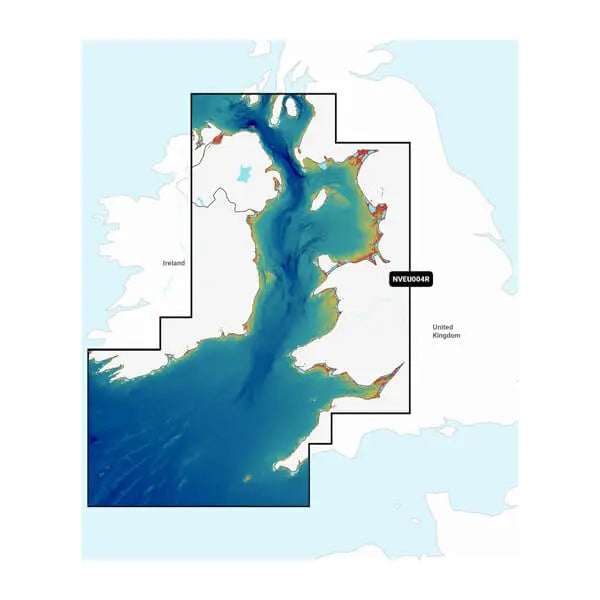 Garmin Carto 010C123200 Irish Sea Navionics Vision+ Chart for Garmin Marine Devices