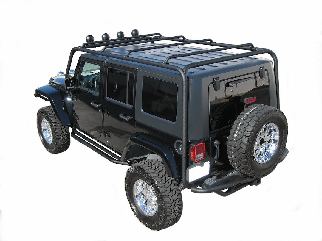 TrailFX J029T Jeep Roof Rack for 2007-2018 Jeep Wrangler