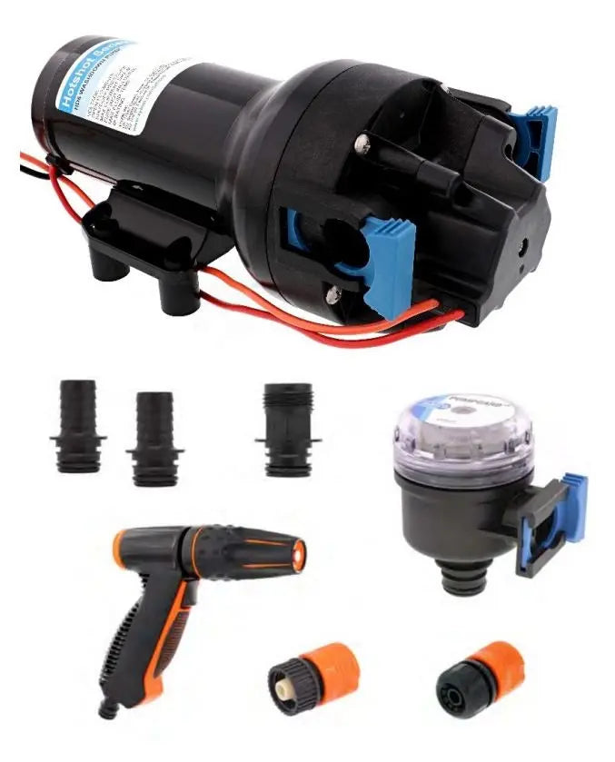 JABSCO Hotshot HD6 12V 6 GPM 70 PSI Marine Water Pump