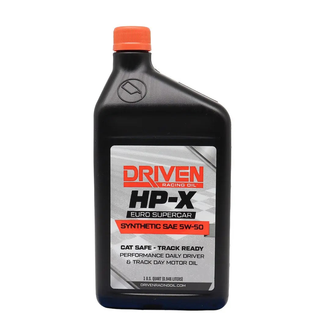 Driven Race HP-X 5W50 Motor Oil - High-Performance Synthetic Engine Oil