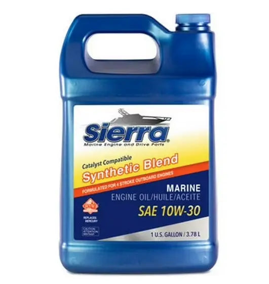 SIERRAMARINE 10W-30 Semi-Synthetic Cat Compatible Oil - Part Number 189421CAT3